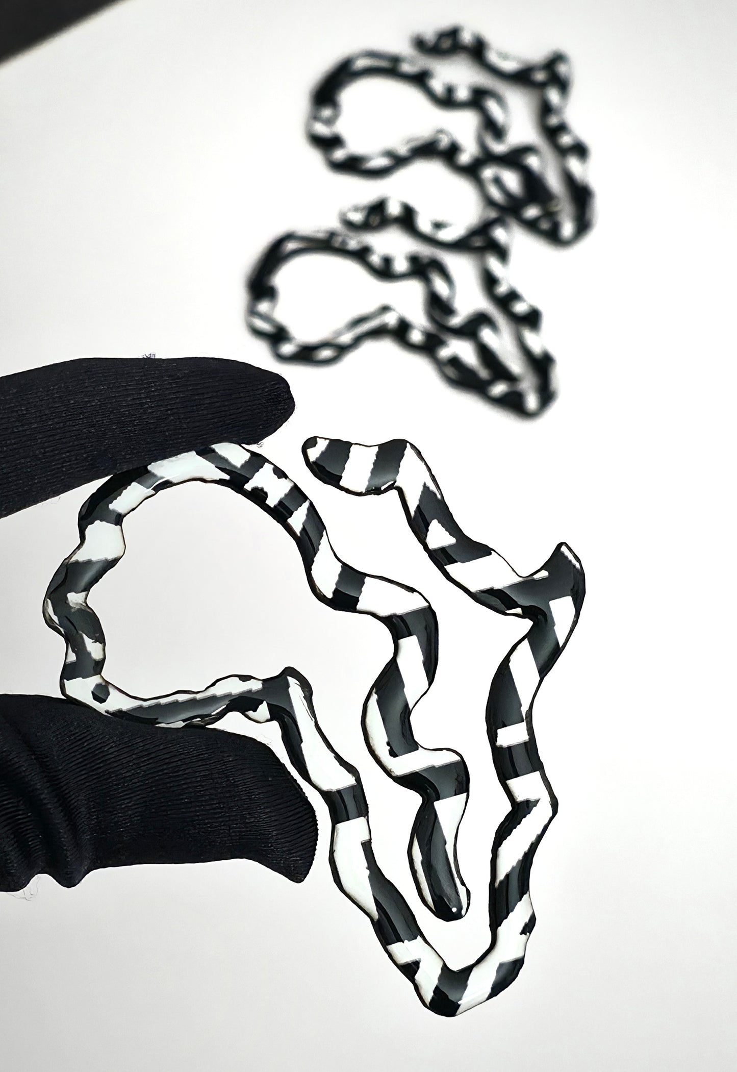 Africa Book Mark - Black and white