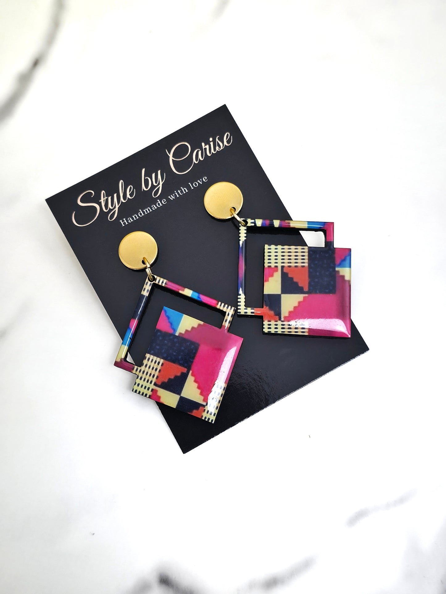 Pink and Poppin' Earrings