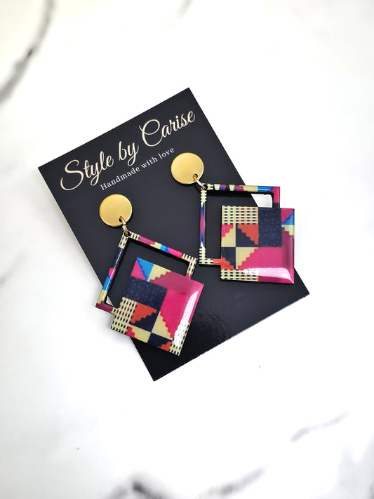 Pink and Poppin' Earrings