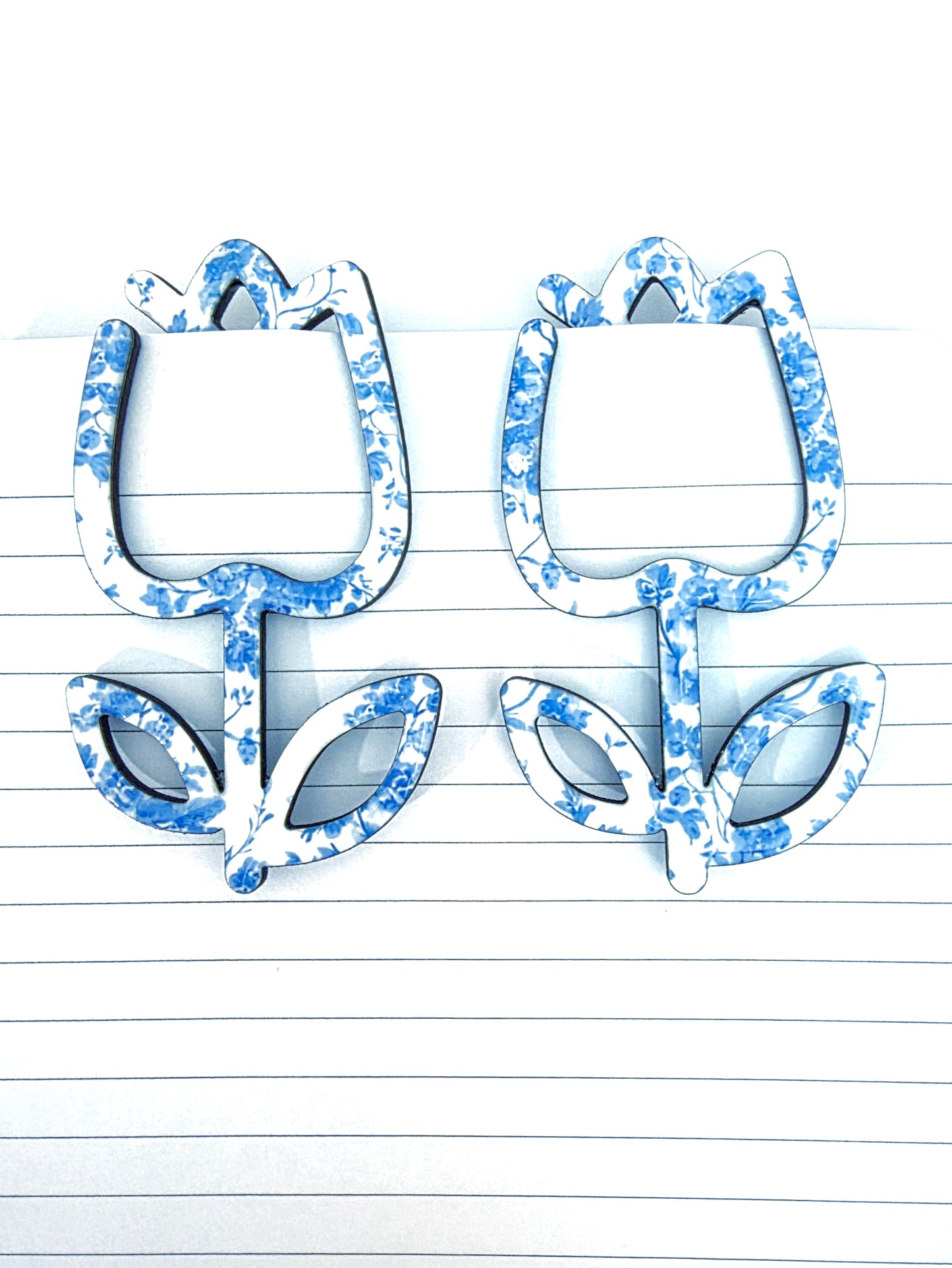 Blue blossom bookmark